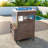 Outdoor Rolling Grill Cart With Stainless Steel Top, Drop Leaf, One Drawer, Towel Rack, Spice Rack, Metal "s" Hooks And Plastic Garbage Bag Holder-1209070485