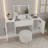 Regionald 43" Modern Wall-Mounted Floating Vanity Set with Flip-Top Storage-427522165