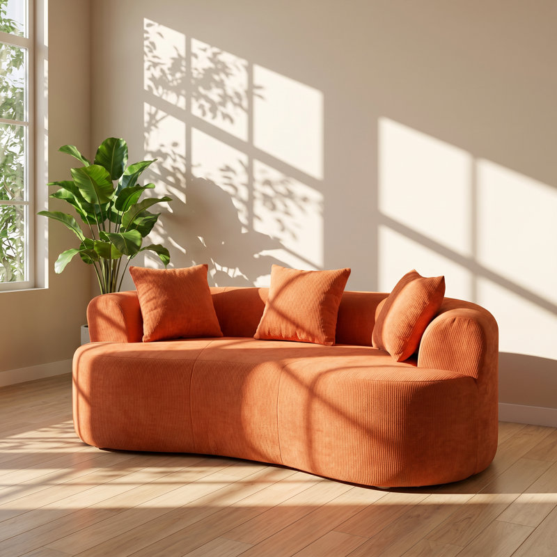 Canapé à 3 places en chenille CozyLiv l 79,05 po x P 40,71 po x H 24,51 po
