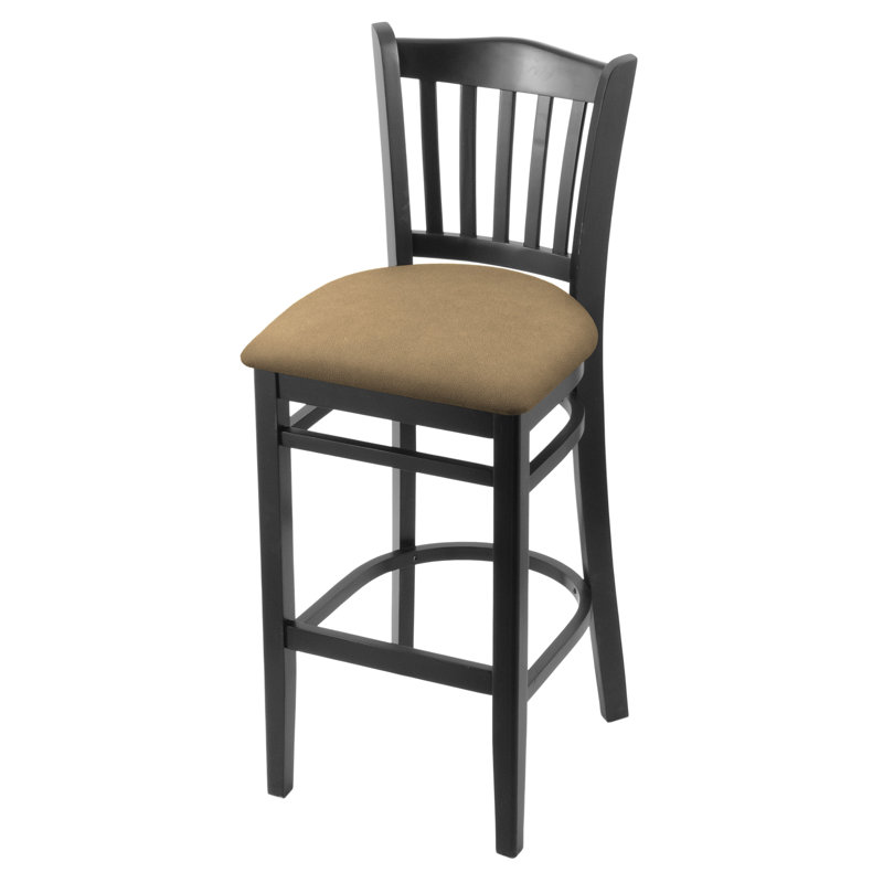 25" Bar Stool, Black, Canter Sand, Counter Stool (25" Seat Height)