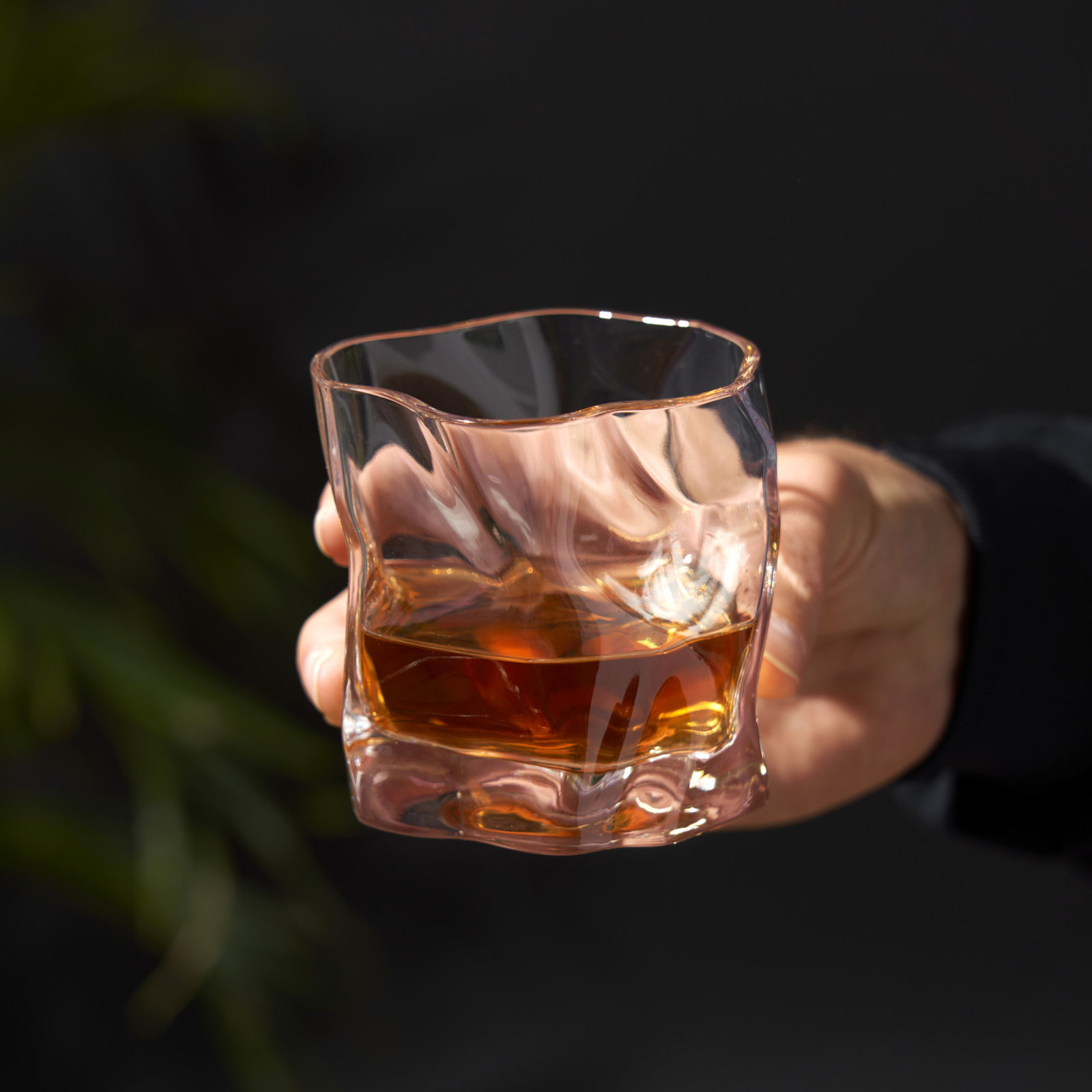 Molten Whiskey Glass