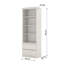195cm H x 60cm W Composite Bookcase-583250670