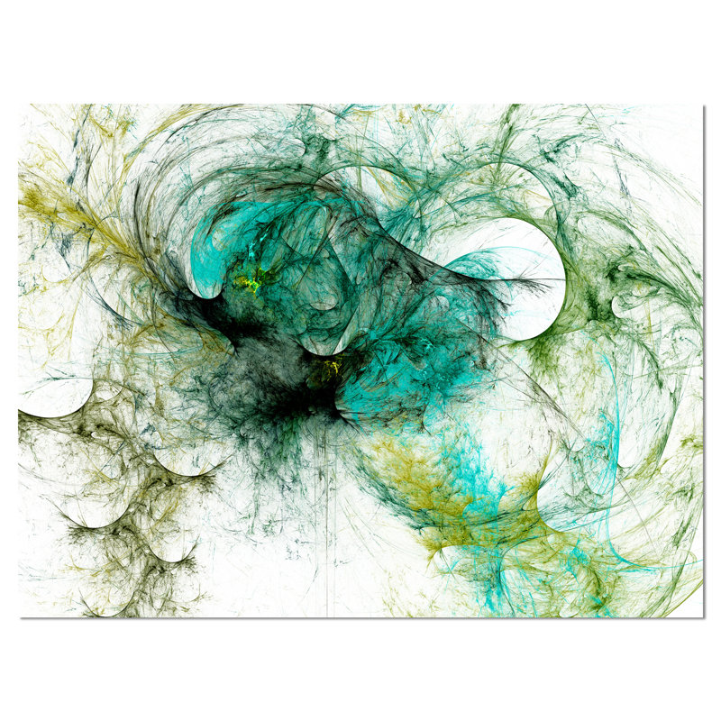 « fractal digital paint pattern », impression sur toile tendue, H 8 po x l 12 po x P 1 po