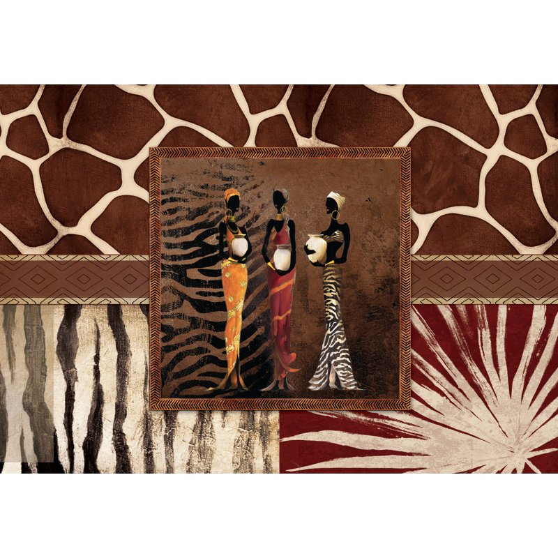 Ethnic 1 - Wrapped Canvas Print, 51cm H x 76cm W x 3.8cm D