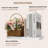 Set of 2 Floating Shelves for Wall, Solid Wood Wall Mounted Shelves with Hidden Brackets & Heavy Duty Support, Modern Farmhouse Rustic Style for Bathroom, Kitchen & Living Room-1385031193-1385031199