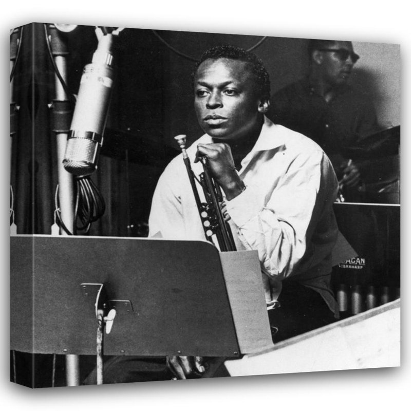 Miles Davis - 'Kind'a Blue', 28" H x 28" W