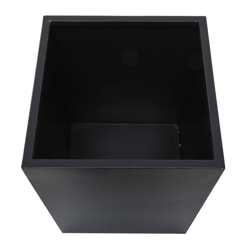 Etha Metal Planter Box - Set of 2, Black