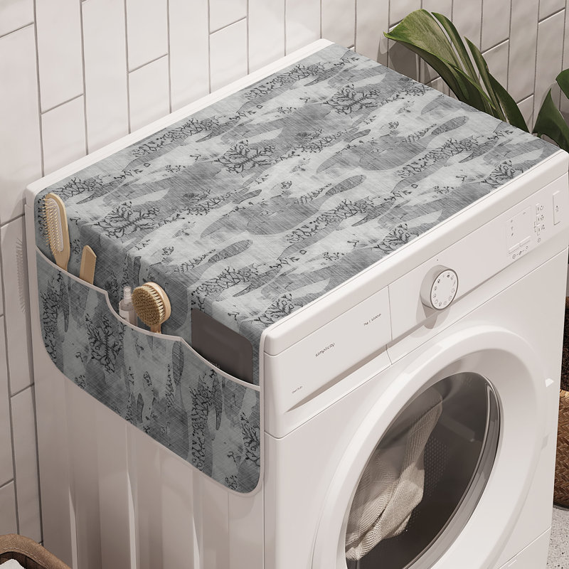 Ensemble de 2 paniers gris pâle East Urban Home