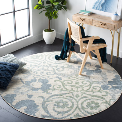 Tapis floral Aleccia Performance