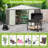 Outdoor Metal Storage Tool Shed-99168255-99168252