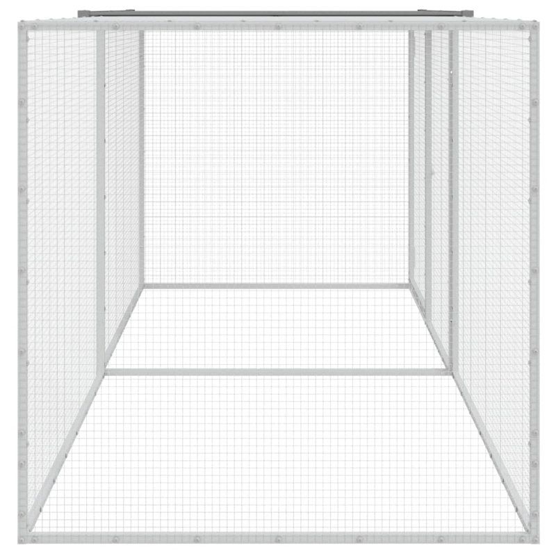 Jeffersonville Chicken Coop, 90cm H x 203cm W x 98cm D, Light Grey