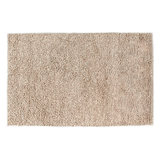 Wool Shaggy hand-knotted New Zealand Wool Beige Area Rug