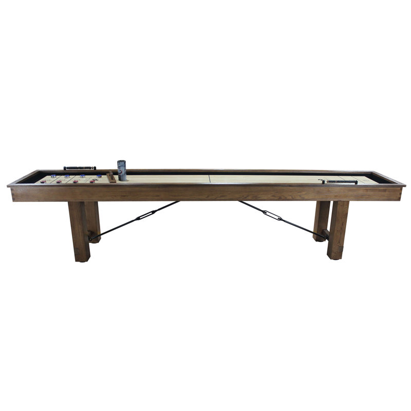 Playcraft Montauk Pecan Shuffleboard Table, 12'