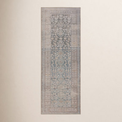 Jihane Gray Tan Washable Oriental Rug