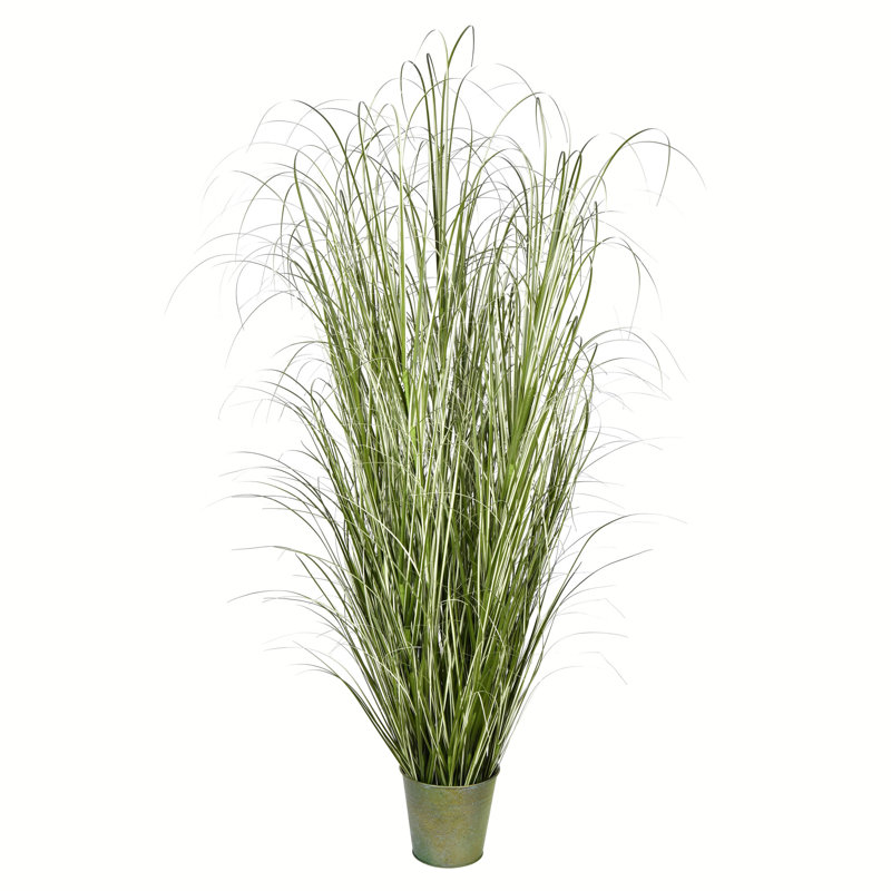 Artificial Potted Native Green Grass., 72" H x 38" W x 38" D
