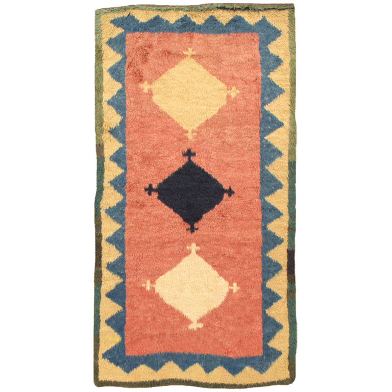 Antique One-of-a-Kind 4'1" X 7'5" Area Rug