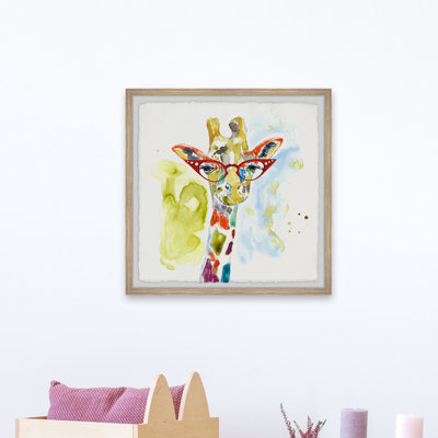 Benhurst Rainbow Giraffe, reproduction encadrée