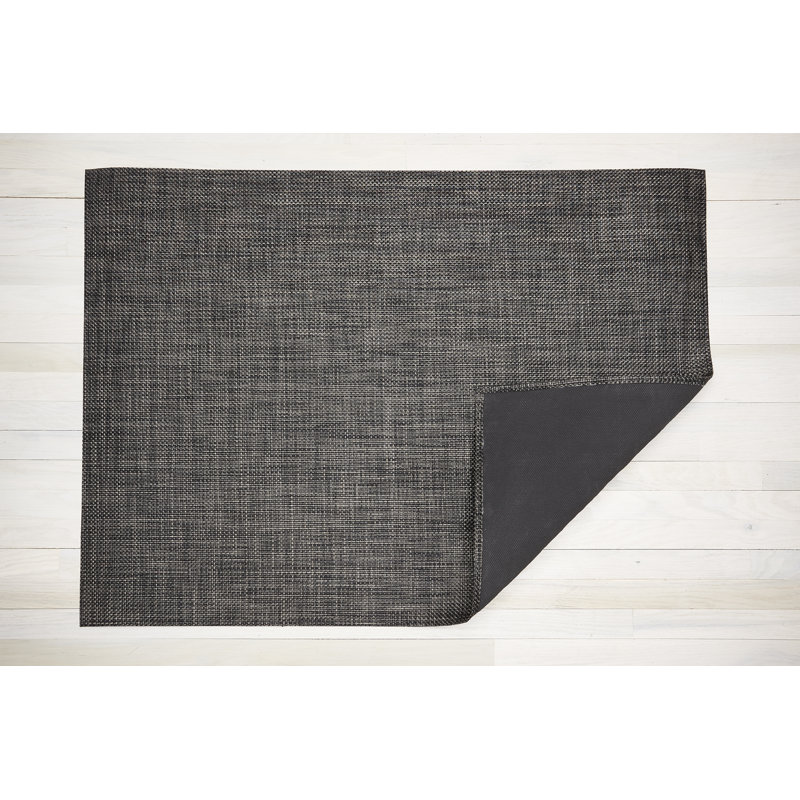 Basketweave Vinyl Indoor / Outdoor Area Rug, Rectangle 244 x 305cm