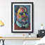 Portrait of Selbstbildnis by Alexej Von Jawlensky - Picture Frame Painting-62759016-62759017