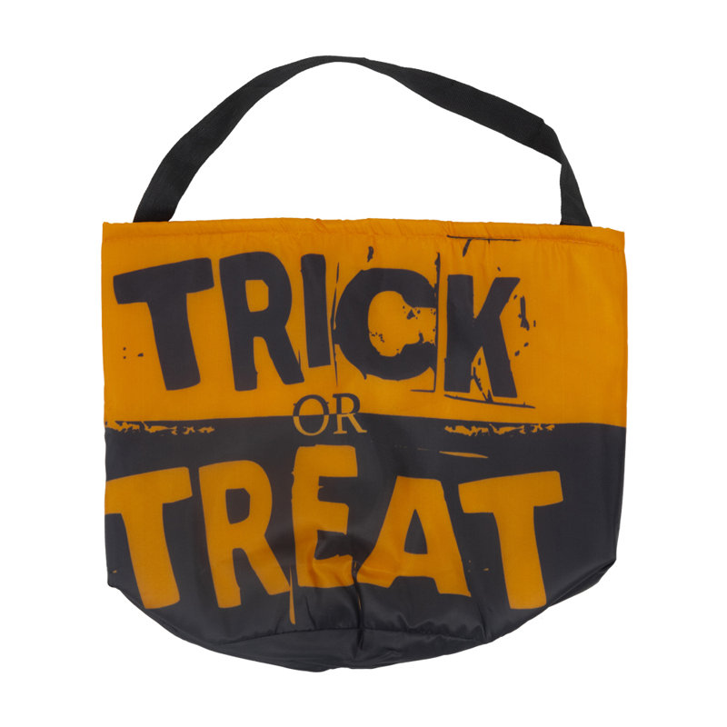 Tote Pumpkin Cone Halloween Candy Bag