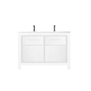 Ensemble de meuble-lavabo double 48 po