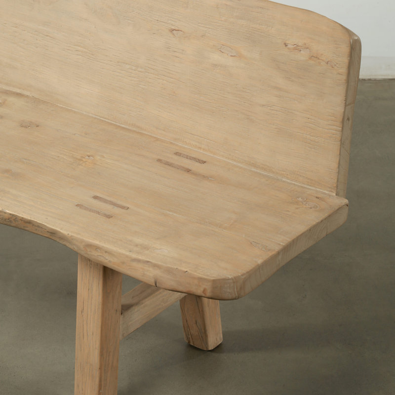 Banc en bois massif