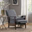 Fauteuil inclinable manuel manuel en bois de 24,75 po de largeur