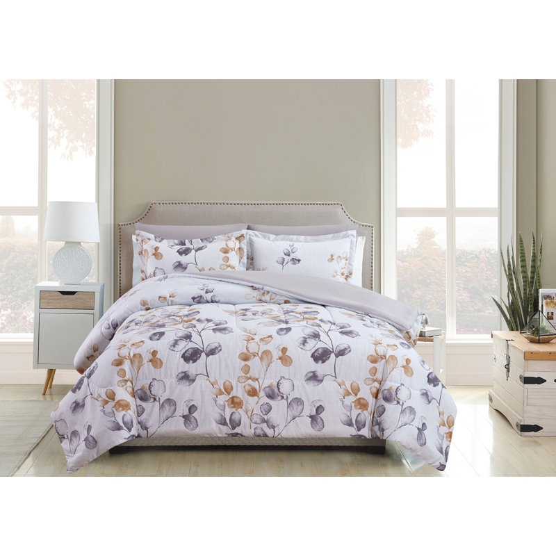 Ensemble d'édredon en duvet d'oie moelleux 7 pièces avec ensemble de draps 4 pièces Marina Modern
