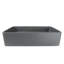 Évier rectangulaire en acrylique gris mat mat 15,75 po Strom Living-98578867