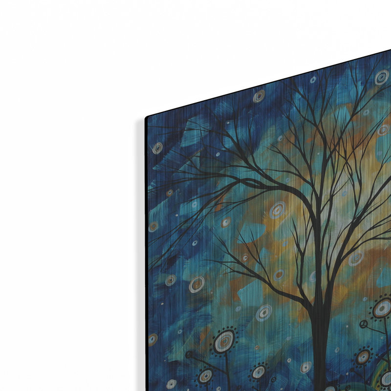 «Blue Fields» par Megan Duncanson, H 12 po x l 12 po