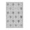 Gris clair géométrique/Tapis décoratif gris