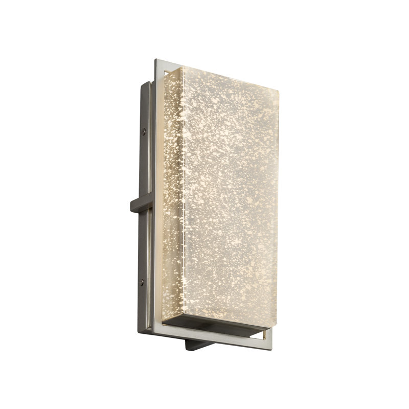 Casson Wall Light, Brushed Nickel, 12" H x 6.5" W x 3.5" D