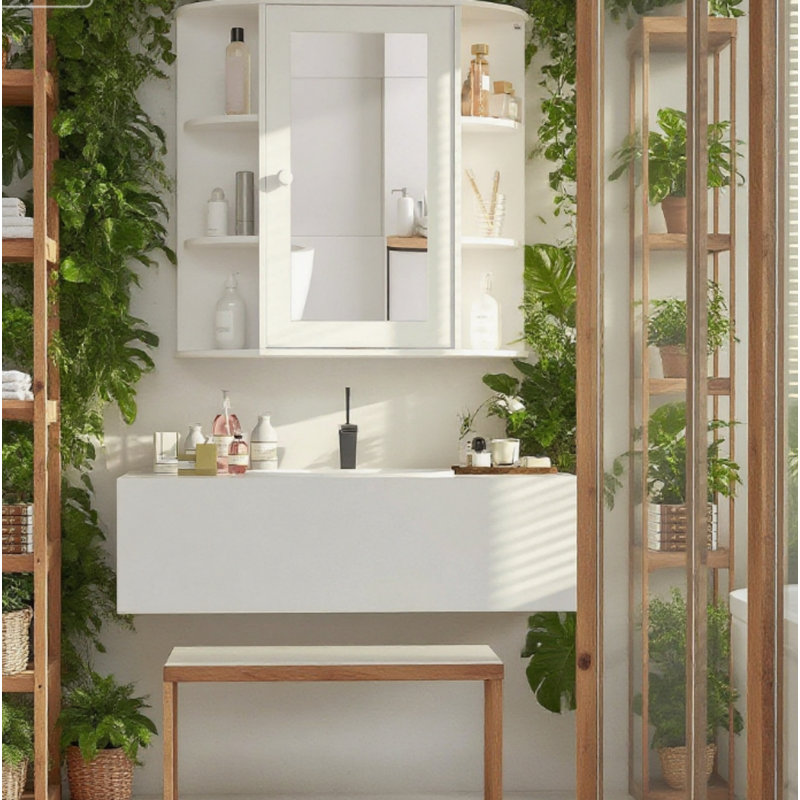 Armoire à pharmacie avec miroir de salle de bain