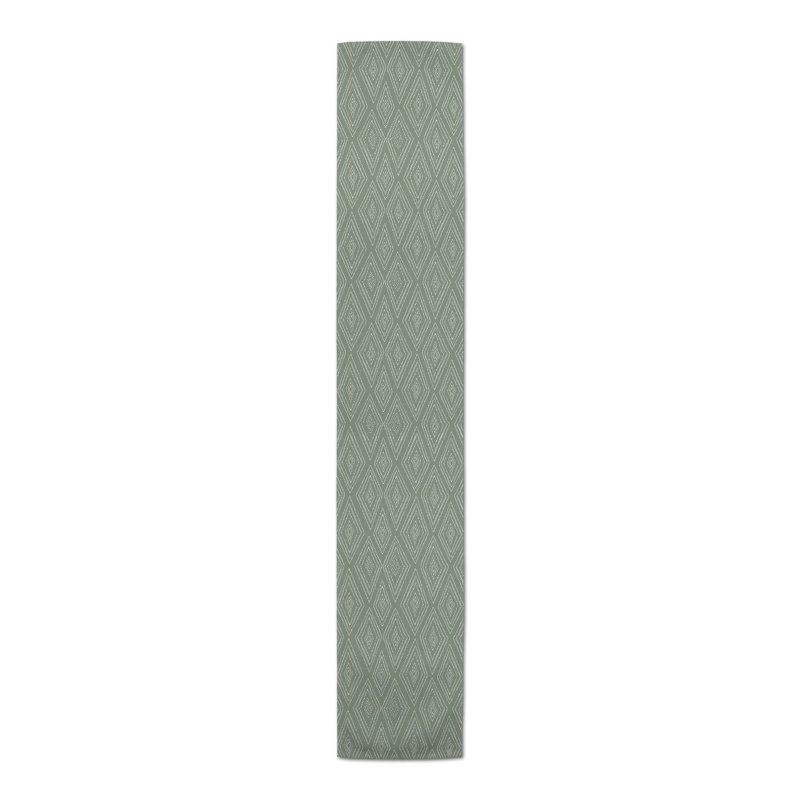 Chemin de table Collynn, 72 po x 16 po, Vert