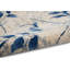 Tapis intérieur / extérieur en polypropylène tissé à la machine floral bleu / beige-858699158