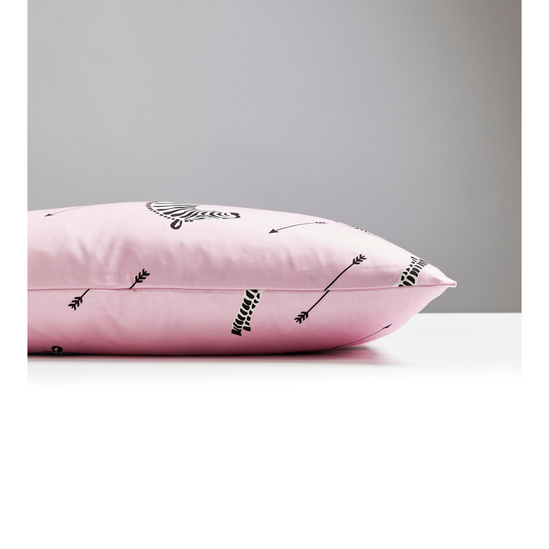 Zebras Lumbar Pillow Cover & Insert, Peony