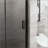 Frameless Glass Shower Door Bifold  Tempered Clear Glass Pivot Swing Shower Panel, Foldable-126559259