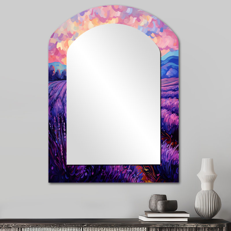 Margaree - Miroir paysager en métal, 34 po x 25 po