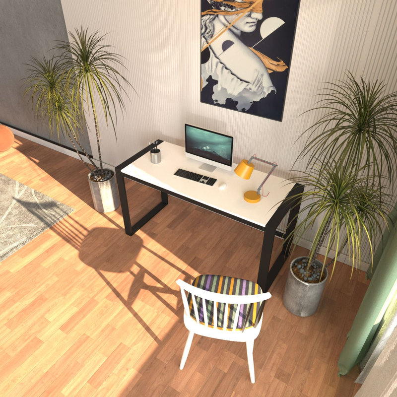 Bureau d'étude, Blanc, H 30,3 po x l 48 po x P 21,7 po