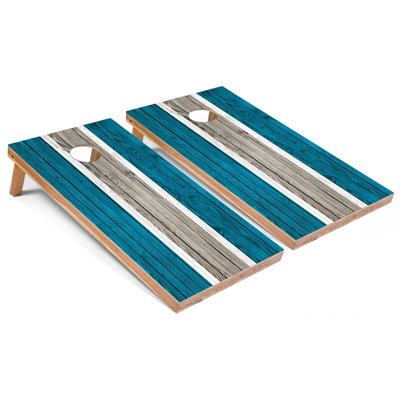 Striped Regulation 2x4 Cornhole Board Set