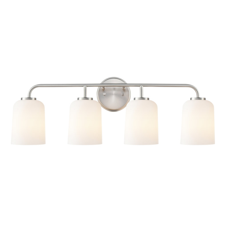 Meuble-lavabo 4 lumières 28 po Londonderry , Nickel brossé
