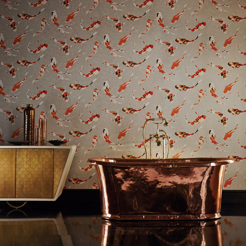 1005m x 68.6cm Wallpaper Roll, Paprika