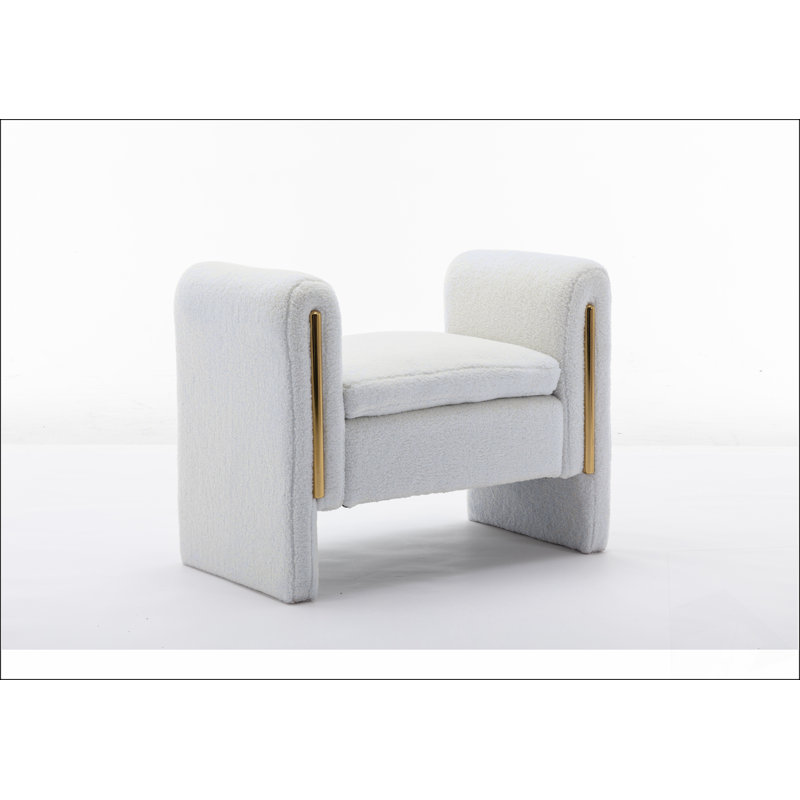 Ivory Teddy Single Bench A solid basic framework, comfortable, durable and beautiful