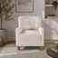 Fauteuil d'appoint moderne capitonné avec pieds en bois d'hévéa-1064188580