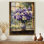 Bouquet de pivoines Roberts Farmyard dans un vase I - Bouquets assortis, impressions encadrées