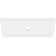 Rectangle Architectural Grade PVC Contemporary Ceiling Medallion 3" Inside Diameter