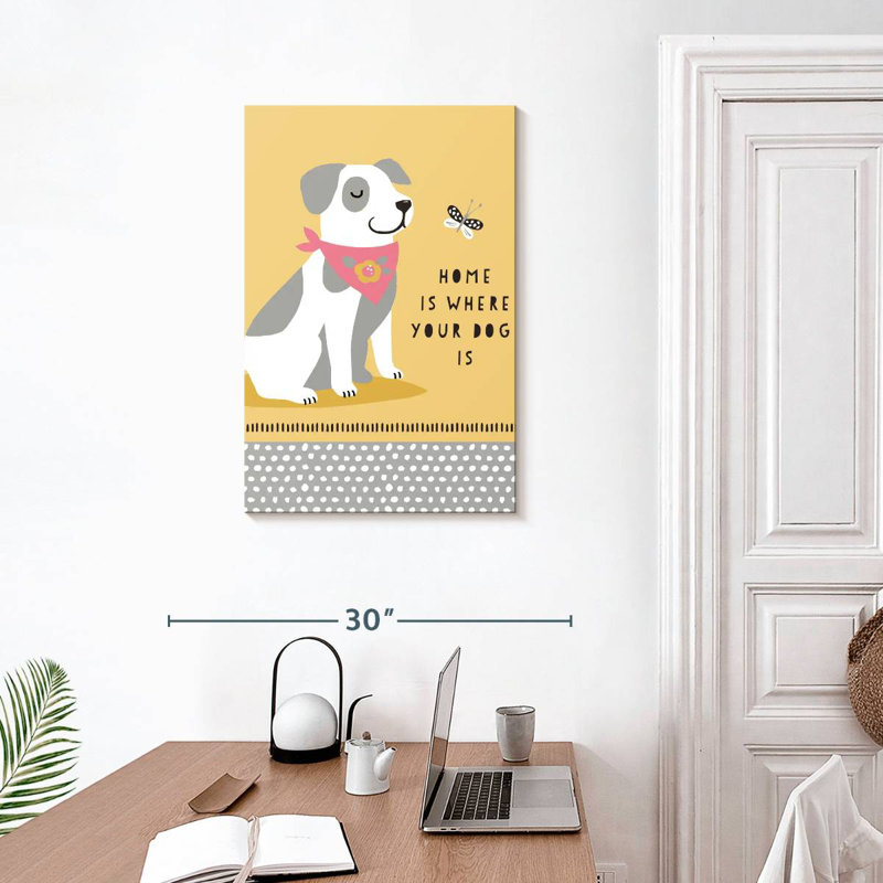 Brampt Dog Patch I, 30" H x 20" W