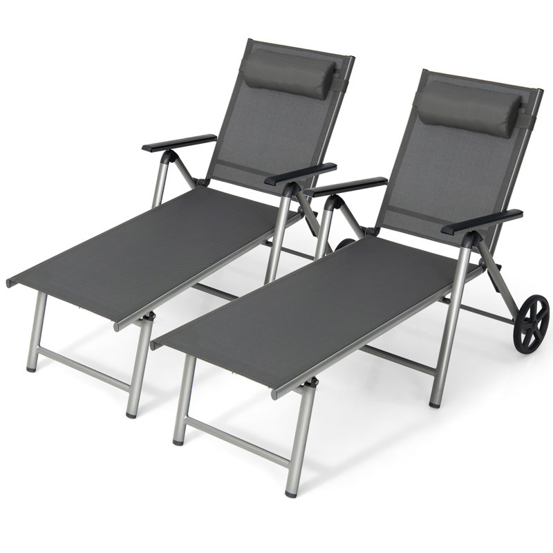Chaise longue inclinable 68 po Alfani