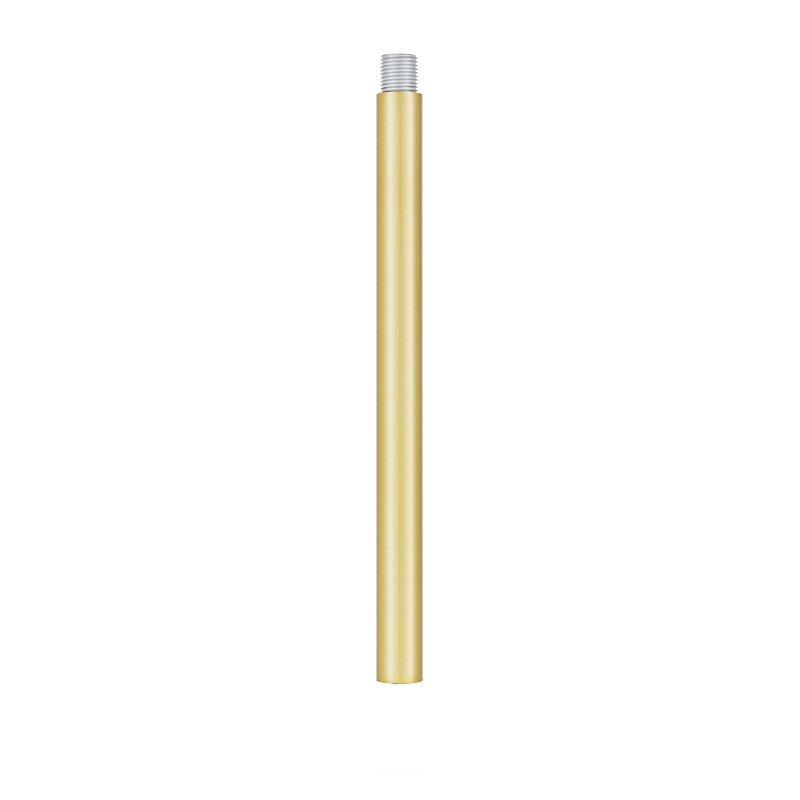 6" Piccolo Pendant Extension Rod Bokoshe in Satin Brass