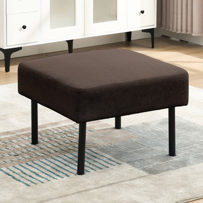 Canapé modulaire brun et en forme de L, design contemporain pour la maison, siège de détente à assise moelleuse, solution intégrée en mousse